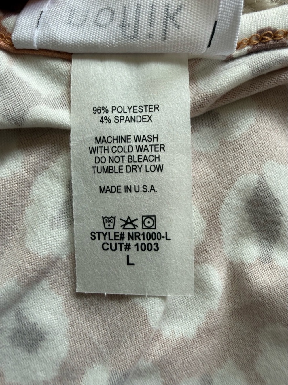 NWOT-Brushed Leopard Romper in Mauve SZ L - Picture 9 of 9